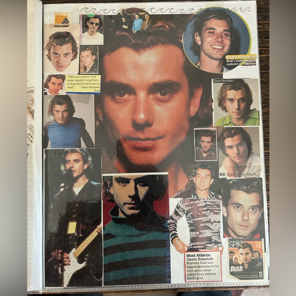 Gavin Rossdale vintage clippings bundle memorabilia
